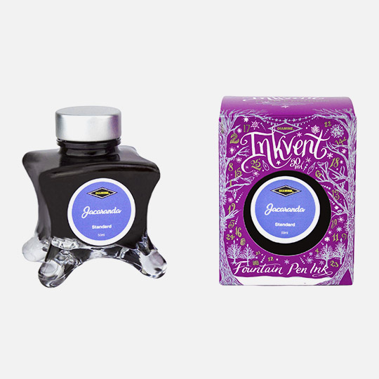 DIAMINE Inkvent Purple Standard Fountain Pen Ink 50ml Jacaranda