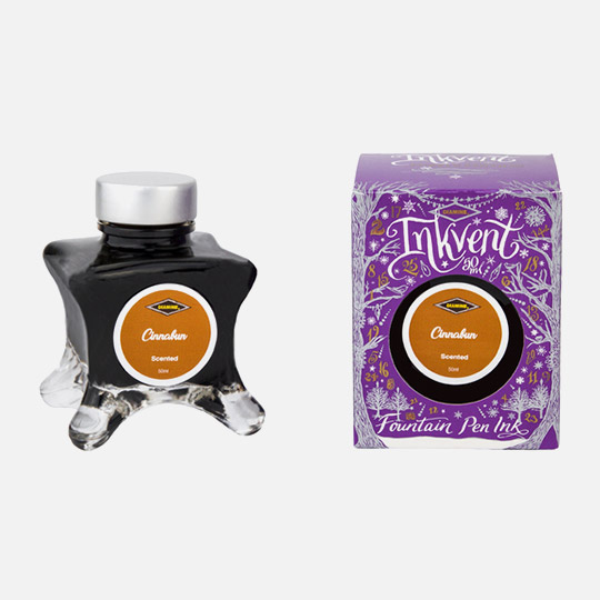 DIAMINE Inkvent Purple Scented Fountain Pen Ink 50ml Cinnabun