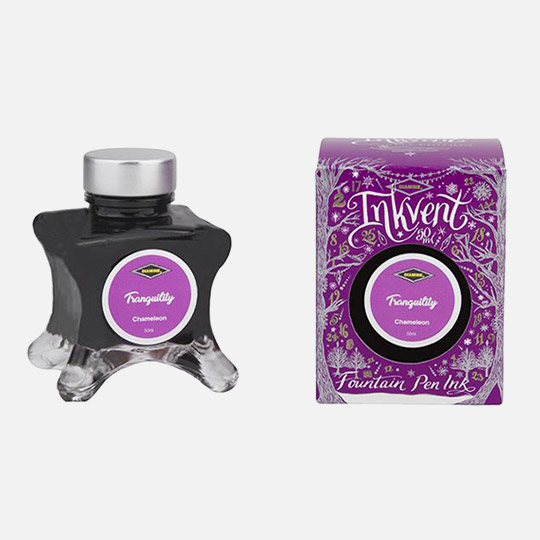 DIAMINE Inkvent Purple Chameleon Fountain Pen Ink 50ml Tranquility