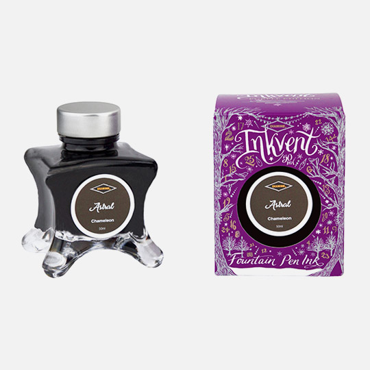 DIAMINE Inkvent Purple Chameleon Fountain Pen Ink 50ml Astral