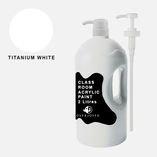 OVJ Classroom Acrylic Paint 2000ml Titanium White
