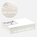 OVJ Yangtze 100% Cotton Watercolor Paper 300gsm Cold Press A5 x 30