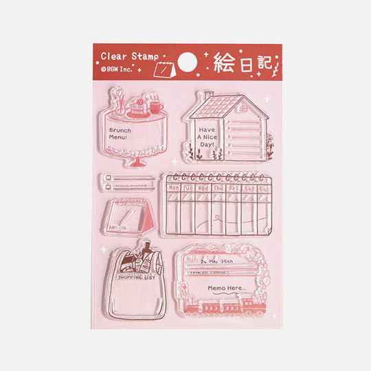 BGM Clear Stamp Picture Diary