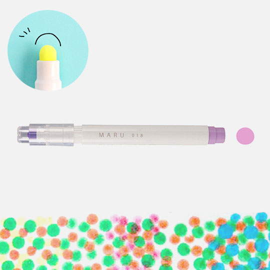 KOBARU Maru Liner Dot Marker 018 Orchid