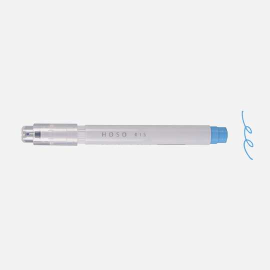 KOBARU Maru Liner Fine Nib Highlighter 015 Cerulean Blue