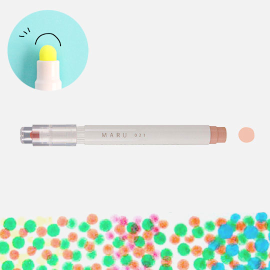 KOBARU Maru Liner Dot Marker 021 Florida Pink