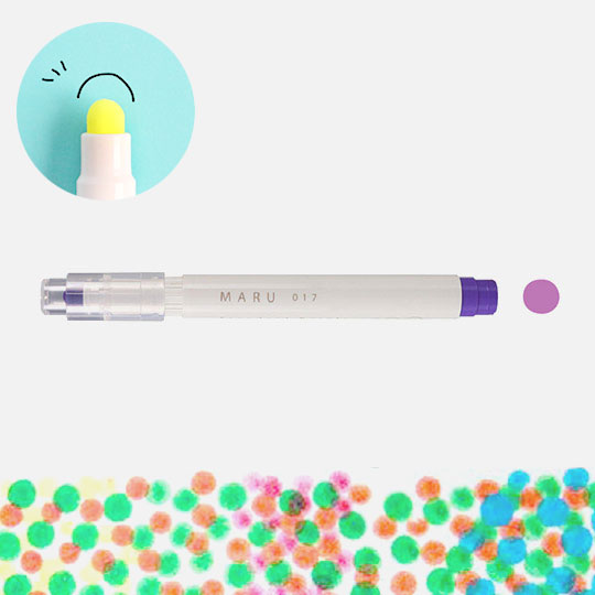 KOBARU Maru Liner Dot Marker 017 Standard Purple