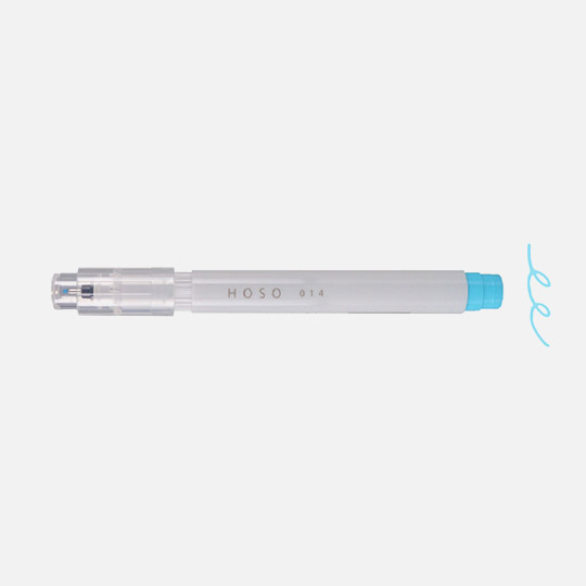 KOBARU Maru Liner Fine Nib Highlighter 014 Standard Blue