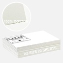 OVJ Yangtze 100% Cotton Watercolor Paper Hot Press 300gsm A5 x 30