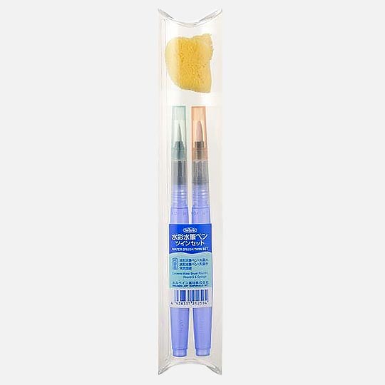 HOLBEIN Water Brush & Sponge Set x 3