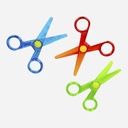 OVJ Plastic Scissors x 3