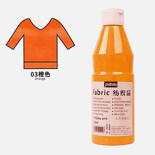 PEBEO Fabric Paint 500ml 03 Orange