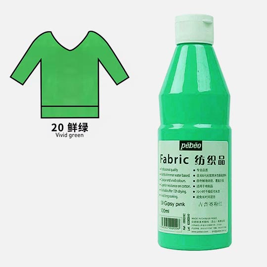 PEBEO Fabric Paint 500ml 20 Vivid Green