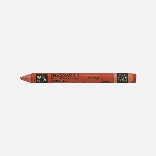 CARAN D'ACHE Neocolor II Water-Soluble Wax Pastel Vermilion