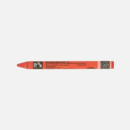 CARAN D'ACHE Neocolor II Water-Soluble Wax Pastel Scarlet
