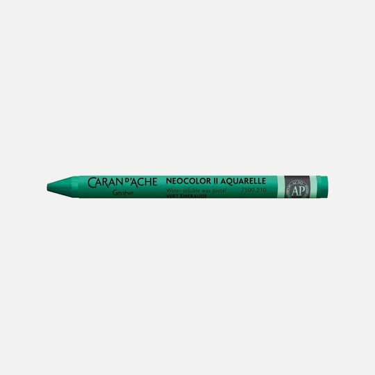 CARAN D'ACHE Neocolor II Water-Soluble Wax Pastel Emerald Green