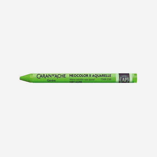 CARAN D'ACHE Neocolor II Water-Soluble Wax Pastel Yellow Green