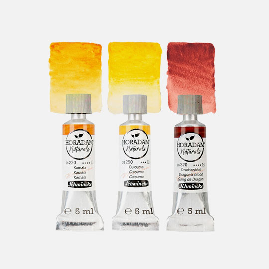 SCHMINCKE Horadam Naturals Watercolor 5ml Fire Set x 3