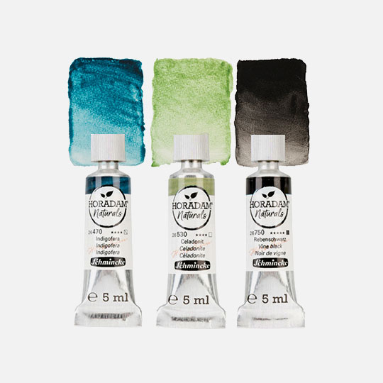 SCHMINCKE Horadam Naturals Watercolor 5ml Water Set x 3