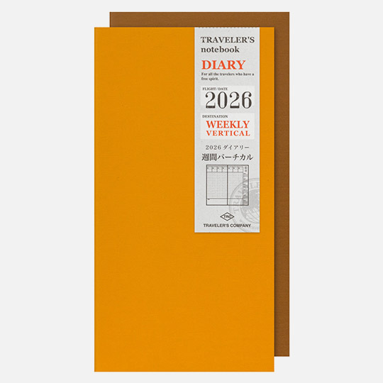 TRAVELER'S Notebook 2026 Weekly Vertical