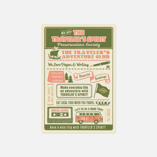 TRAVELER'S Passport Plastic Sheet 2026