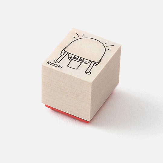 MIDORI Ojisan 30th Anniversary Wooden Stamp B