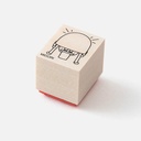 MIDORI Ojisan 30th Anniversary Wooden Stamp B