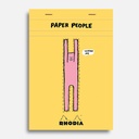 RHODIA 90th Anniversary Stapled Notepad 80gsm A5 x 80 By Jean Jullien