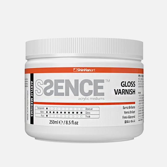 SHINHAN Ssence Soft Body Acrylic Gloss Varnish 250ml