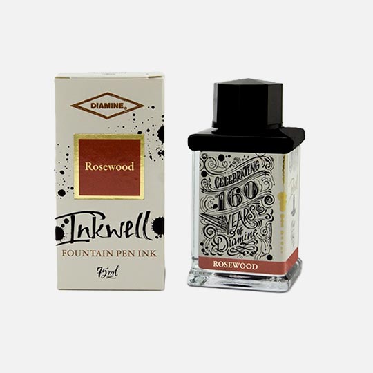 DIAMINE 160th Anniversary Fountain Pen Ink 75ml Rosewood