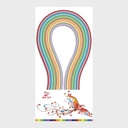 OVJ Quilling Paper 36-Color 80gsm 10mm x 39cm x 180