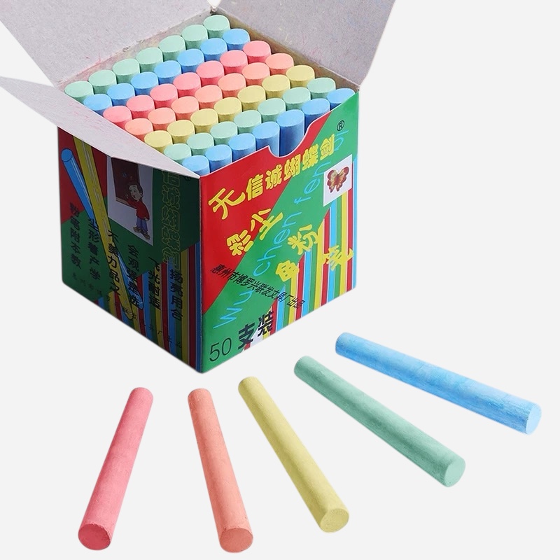 OVJ Dustless Color Chalk x 50