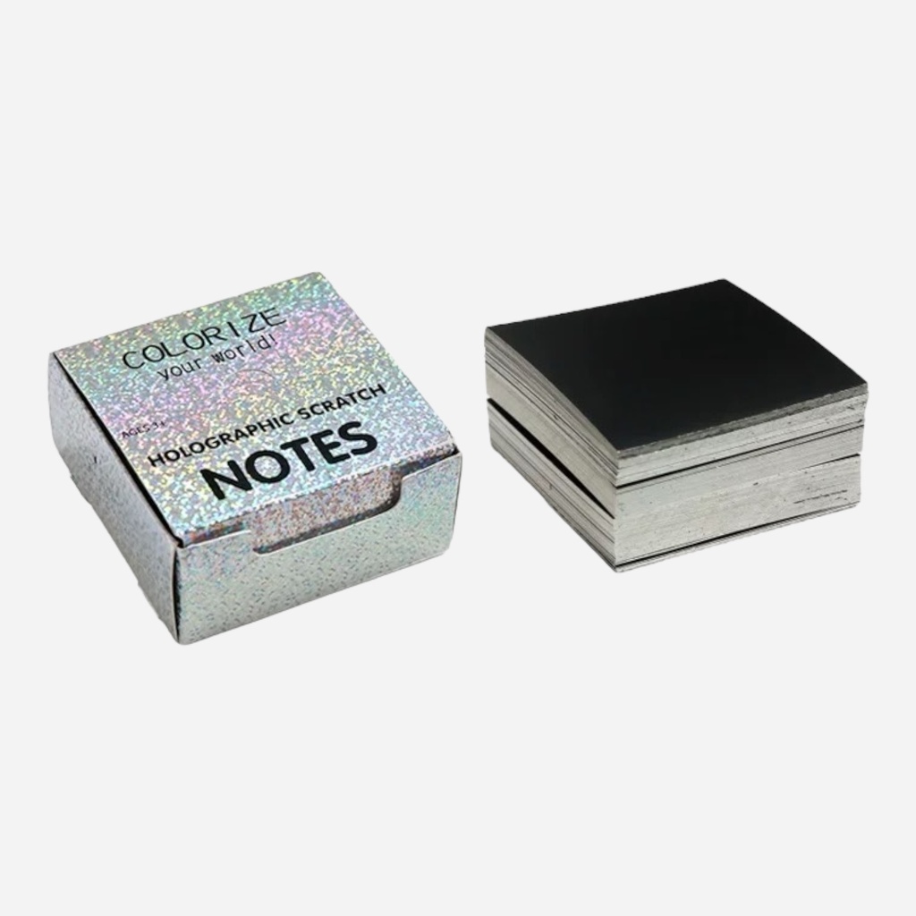 OVJ Scratch Notes Holographic 10cm x 10cm x 100