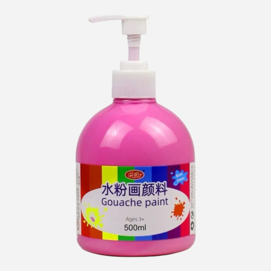 OVJ Washable Gouache Paint 500ml Pink