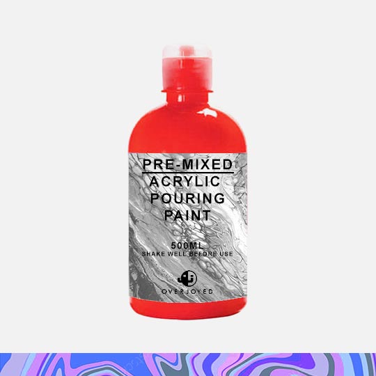 OVJ Acrylic Pouring Paint 500ml 06 China Red