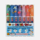 UNI Posca Acrylic Glitter Marker Extra Fine Tip Set x 7