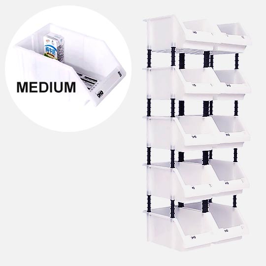 OVJ Modular Storage Bin (M) H115mm x W162mm x L255mm