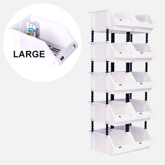 OVJ Modular Storage Bin (L) H150mm x W200mm x L350mm