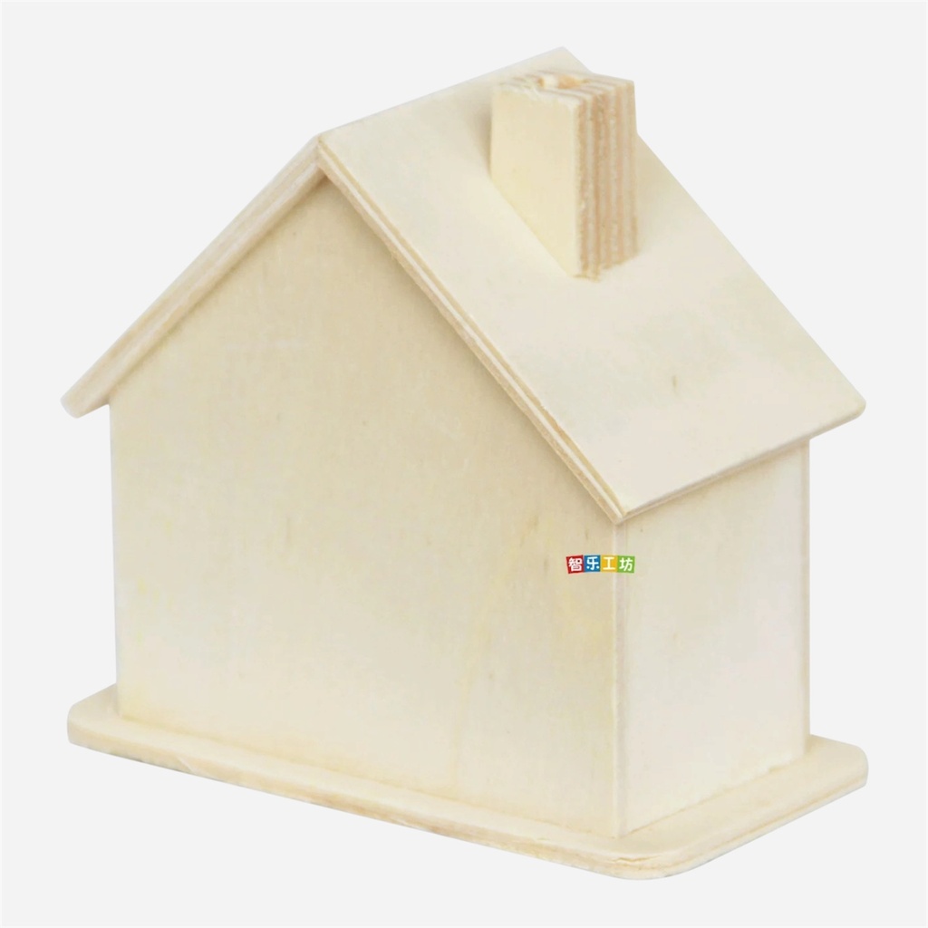 OVJ Wooden House Coin Box