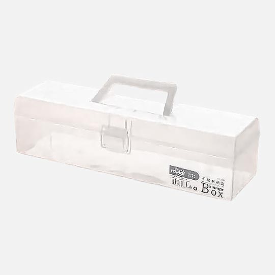 OVJ Plastic Storage Box With Handle 9cm x 9cm x 30cm