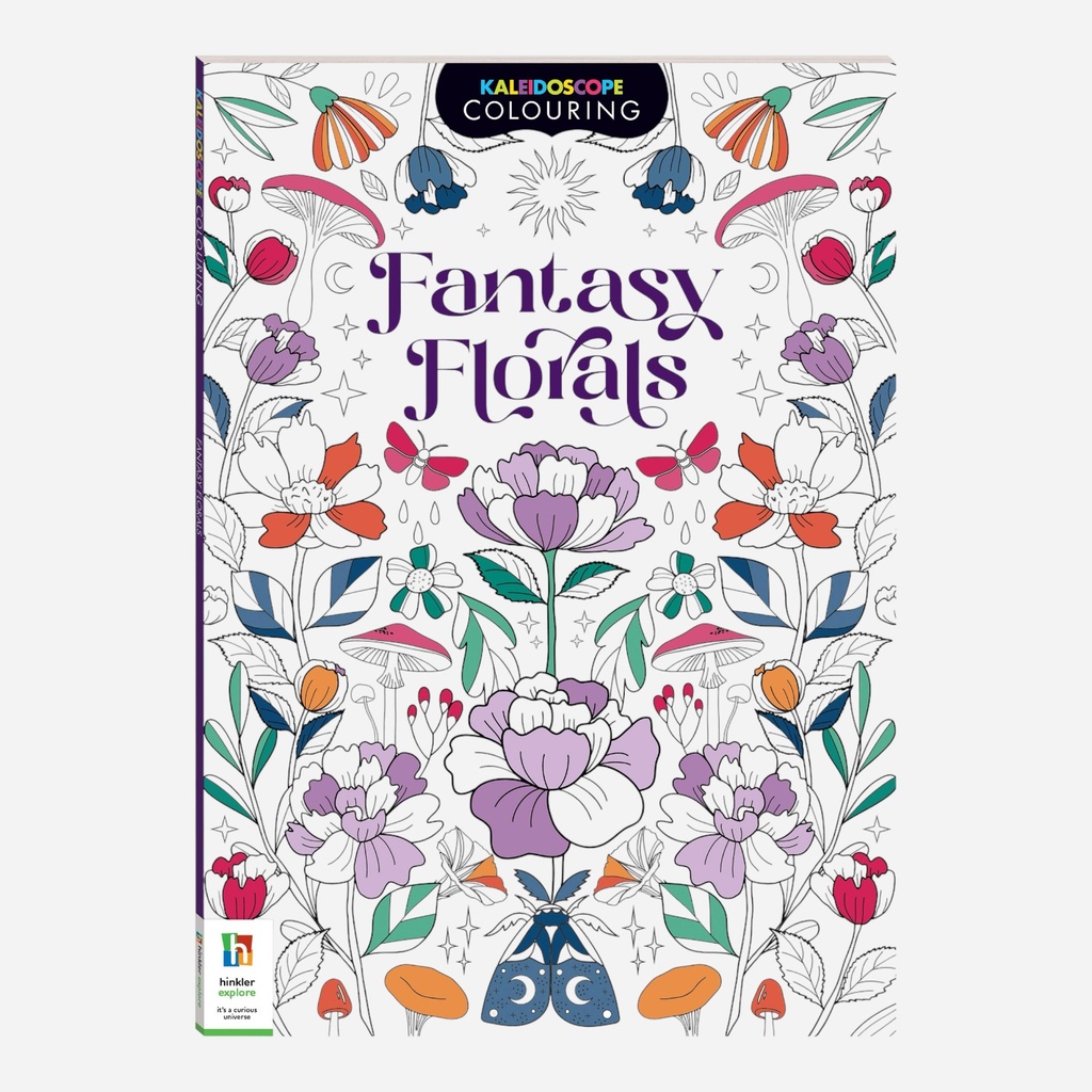 HINKLER Kaleidoscope Colouring - Fantasy Florals