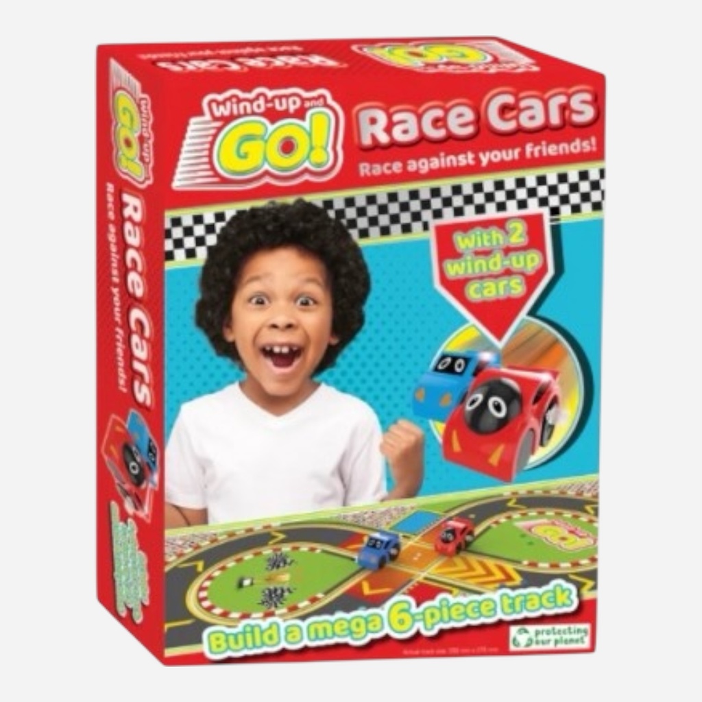 BOOKOLI Wind-Up & Go - Race Cars