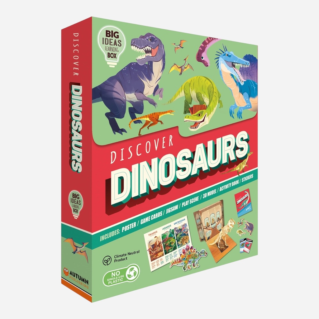 IGLOO BOOKS Big Ideas Learning Box - Discover Dinosaurs