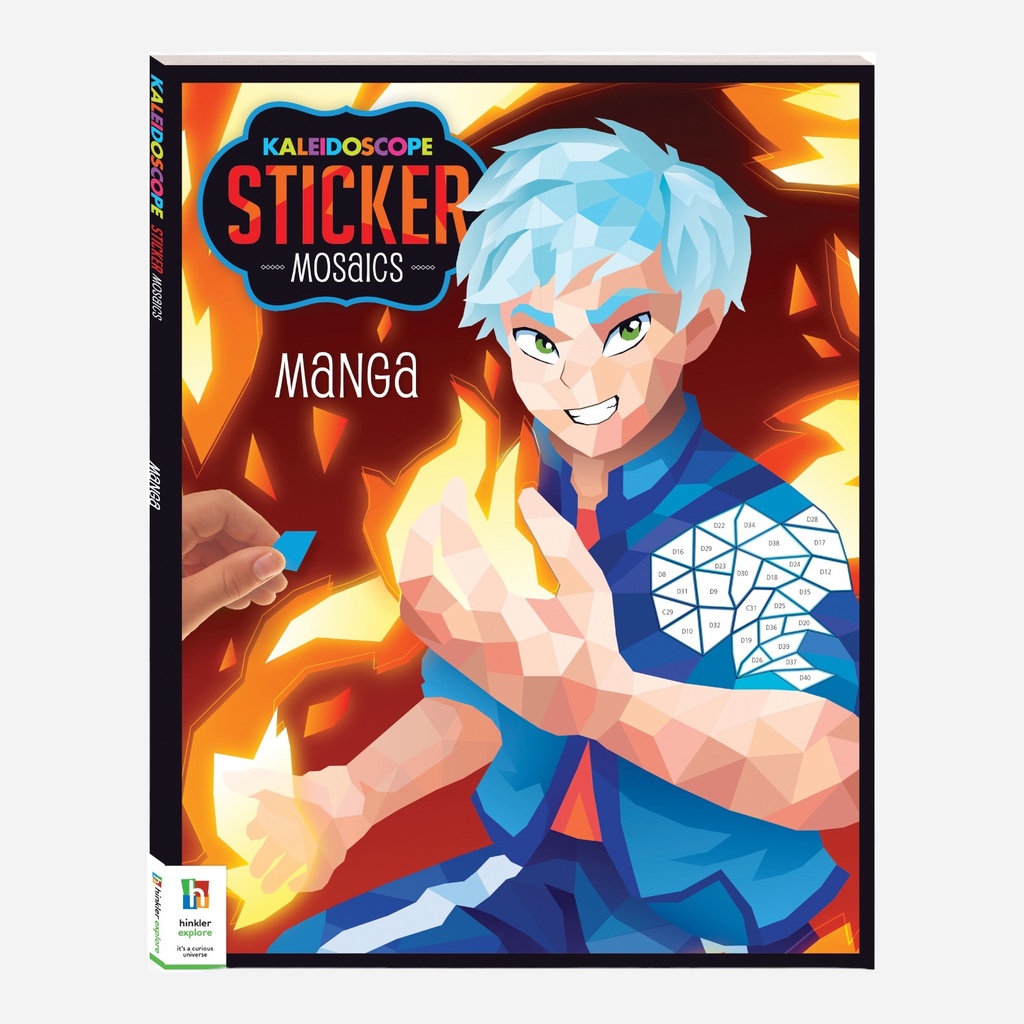 HINKLER Kaleidoscope Sticker Mosaics - Manga