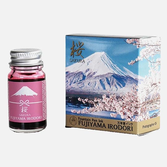 TERANISHI Fujiyama Irodori Fountain Pen Ink 12ml Sakura Pink