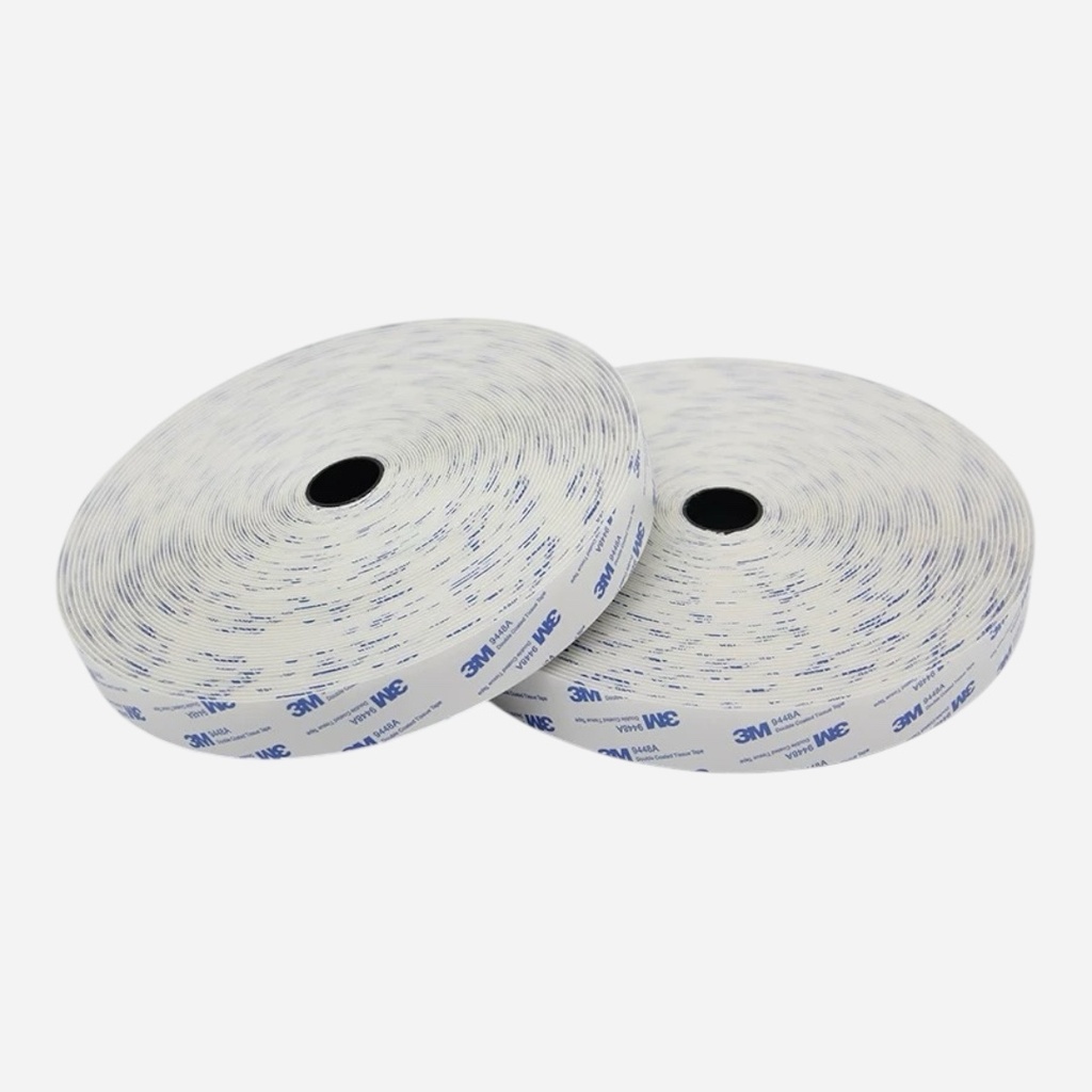 3M Velcro Self-Adhesive Fastening Tape 25mm x 25m White