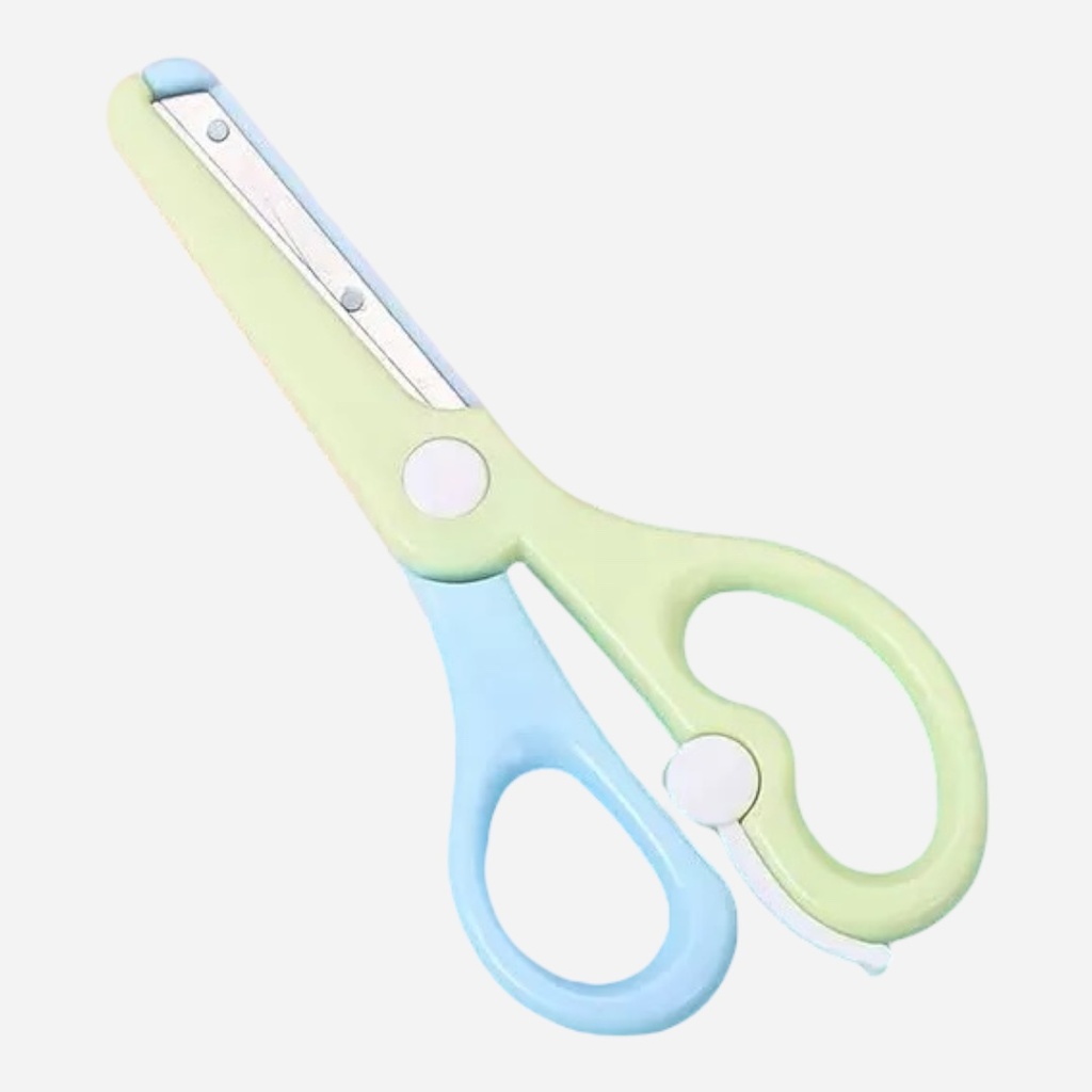 OVJ Macaron Safety Scissors 135mm Blue Green