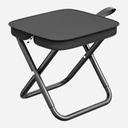 OVJ Folding Stool With Canvas Zip Bag Black