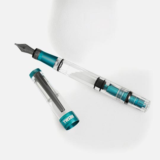 TWSBI Diamond 580 AL R Carribean With Onyx Fountain Pen Fine