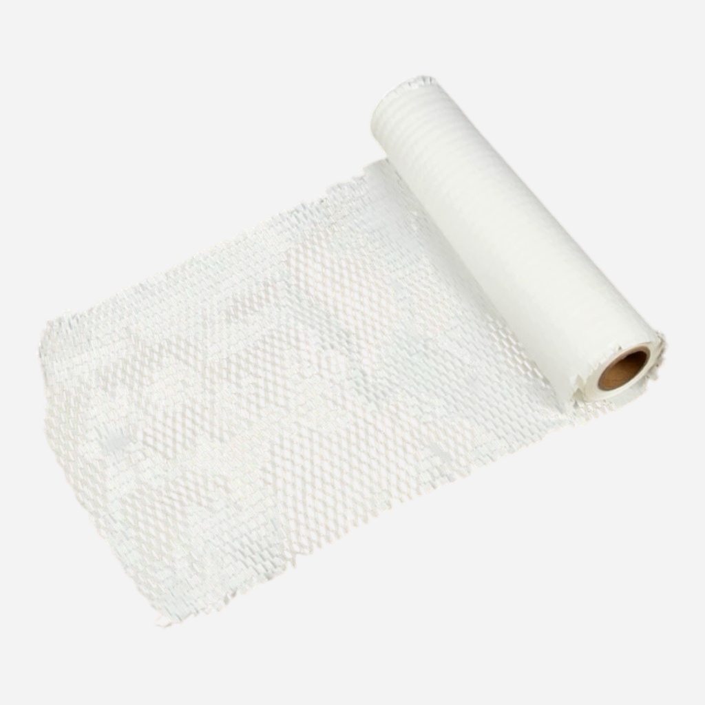 OVJ Biodegradable Honeycomb Kraft Paper Roll 80gsm 30cm x 50m White